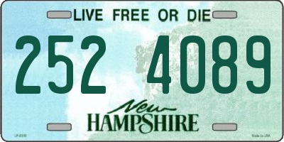 NH license plate 2524089