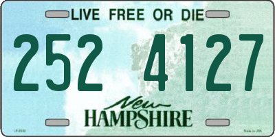 NH license plate 2524127