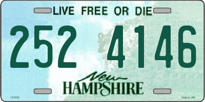 NH license plate 2524146