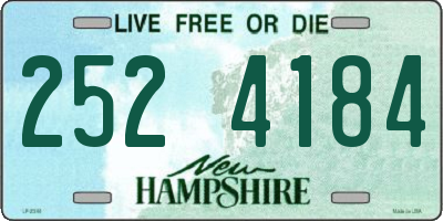 NH license plate 2524184