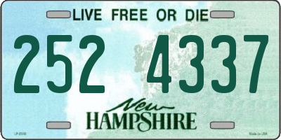 NH license plate 2524337