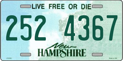 NH license plate 2524367