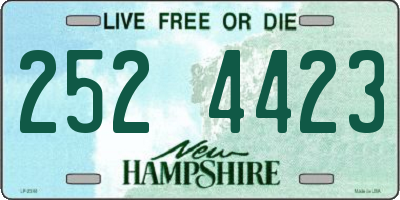 NH license plate 2524423