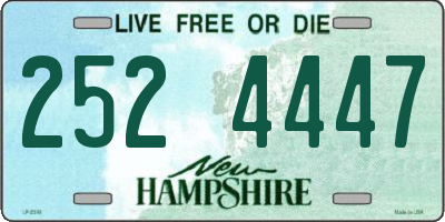 NH license plate 2524447
