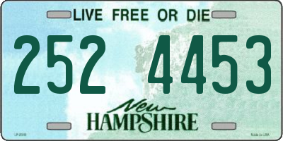 NH license plate 2524453