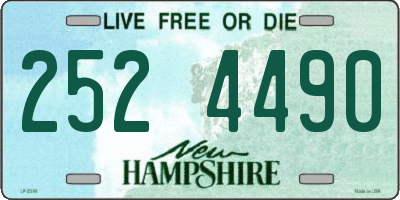 NH license plate 2524490