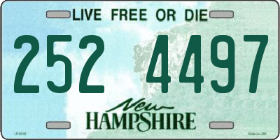 NH license plate 2524497