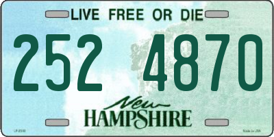 NH license plate 2524870