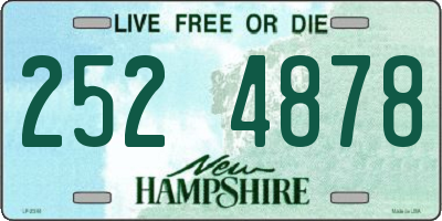NH license plate 2524878