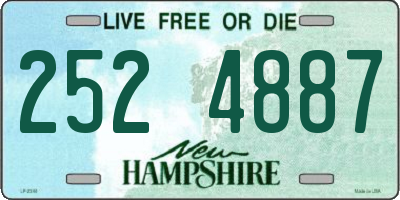NH license plate 2524887