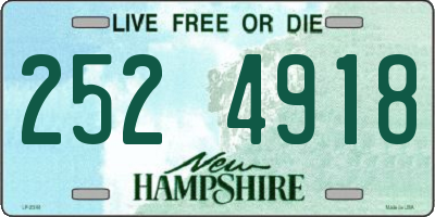 NH license plate 2524918