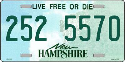 NH license plate 2525570