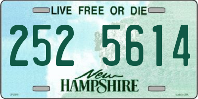 NH license plate 2525614