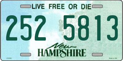 NH license plate 2525813
