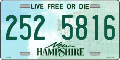 NH license plate 2525816
