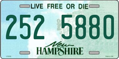 NH license plate 2525880