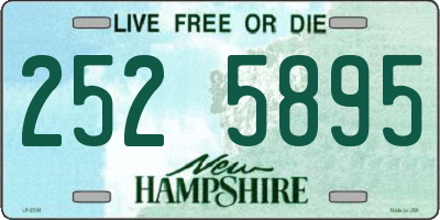 NH license plate 2525895