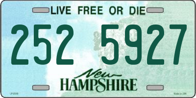 NH license plate 2525927