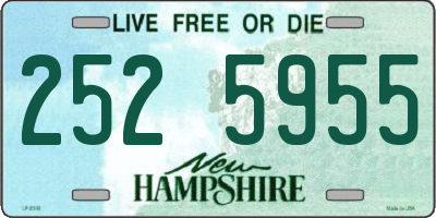 NH license plate 2525955