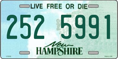 NH license plate 2525991