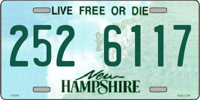 NH license plate 2526117