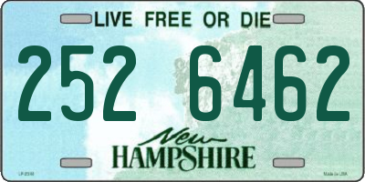 NH license plate 2526462