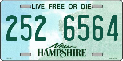 NH license plate 2526564
