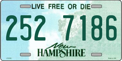 NH license plate 2527186