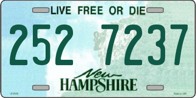 NH license plate 2527237