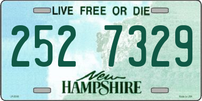 NH license plate 2527329