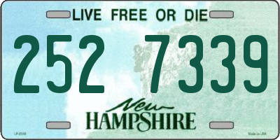 NH license plate 2527339
