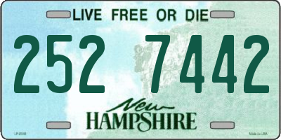 NH license plate 2527442