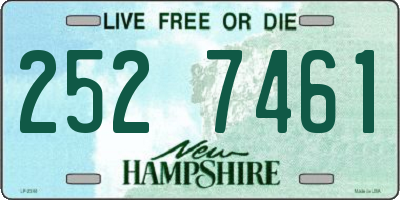NH license plate 2527461