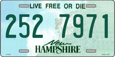 NH license plate 2527971