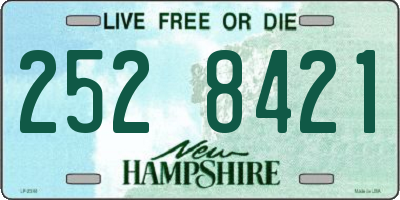NH license plate 2528421