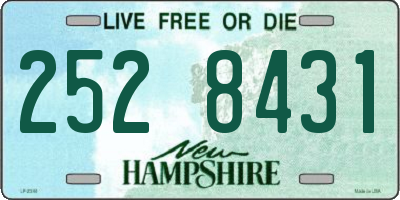 NH license plate 2528431