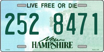 NH license plate 2528471