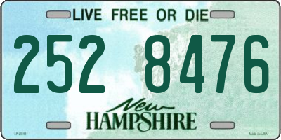 NH license plate 2528476