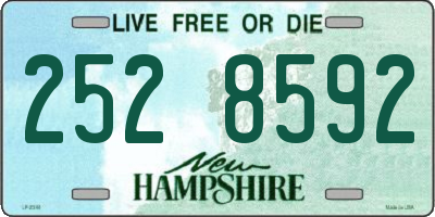NH license plate 2528592