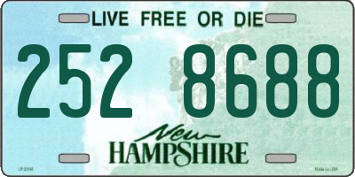 NH license plate 2528688