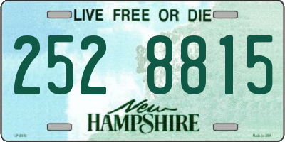 NH license plate 2528815