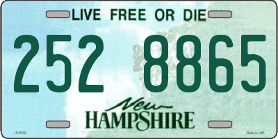 NH license plate 2528865