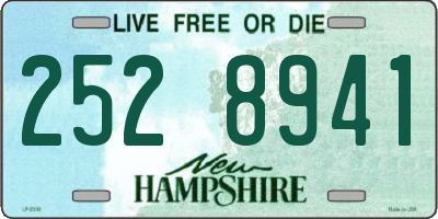 NH license plate 2528941