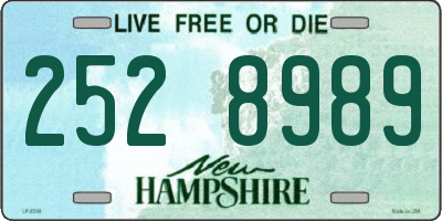 NH license plate 2528989