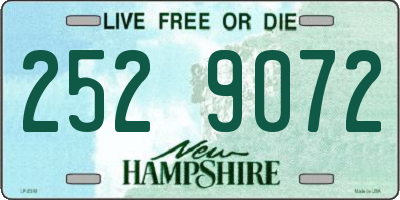 NH license plate 2529072