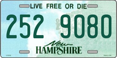 NH license plate 2529080