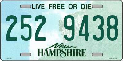 NH license plate 2529438