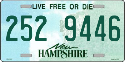 NH license plate 2529446