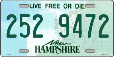 NH license plate 2529472