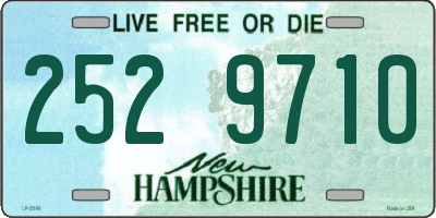 NH license plate 2529710